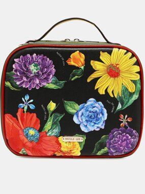 NWT Nicole Lee USA Printed Handbag with Three Pouches